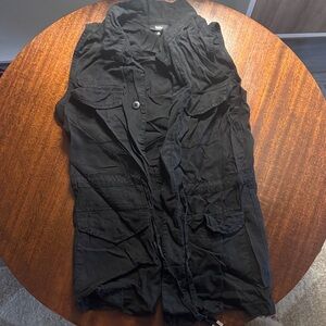 Mossimo Supply Co. Black Sleeveless Jacket